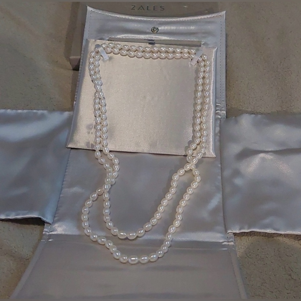 Zales Cultured Double strand Pearl Necklace